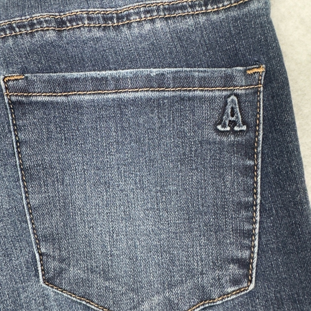 Articles Of Society‎ Jeans Womens 26 Skinny Dark Wash Frayed Hem Blue Denim - Picture 12 of 14